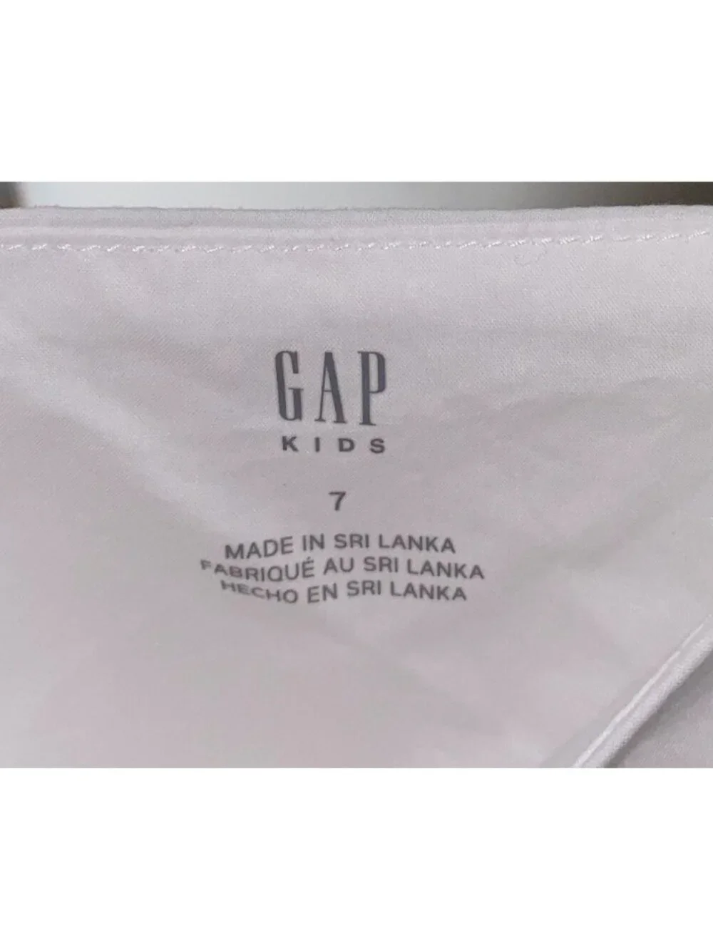 Gap Kids Girls White Dress Size 7 NWT